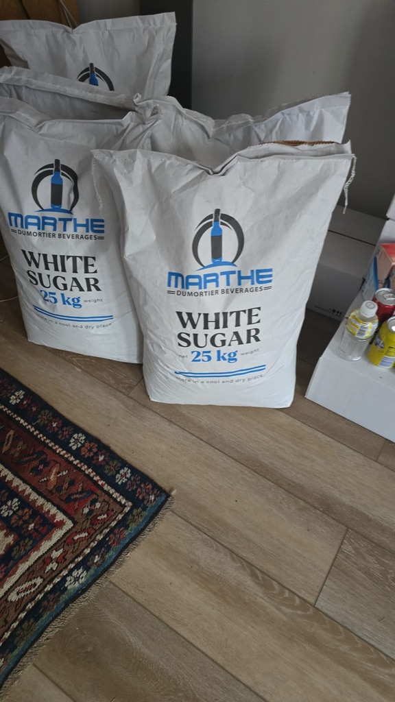 White crystalline sugar, category 1 from beets 25 KG bag