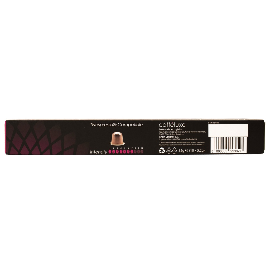 Cafféluxe Limited © Napoli Dark Roast 10 Alu pods 8X10X409,641cm3