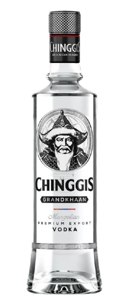 CHINGGIS GRAND KHAN VODKA 38% 500 ML