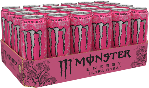 Monster Energy Ultra Rosa Canette 24 x 0.5L