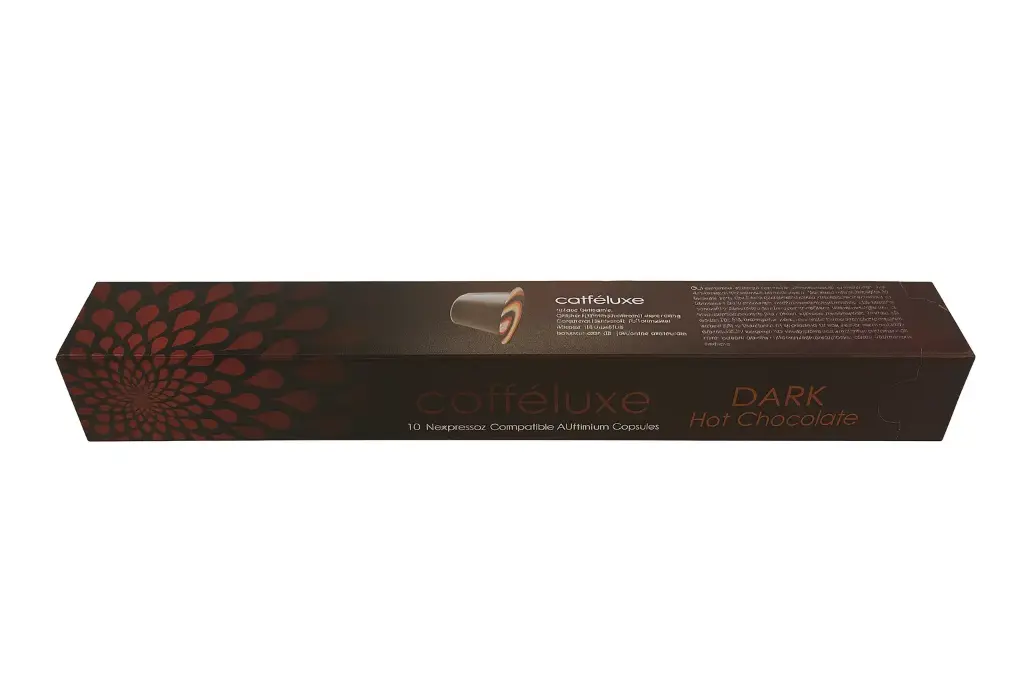 Caffeluxe Dark Hot Chocolate Sleeves - 80 cups per pack