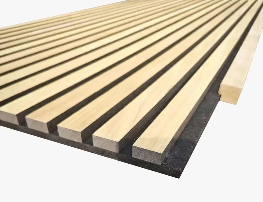 Eindprofiel natuur eik voor akoestische lattenwand 21x21x2700mm