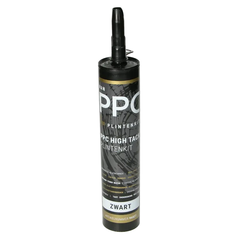 96827 PPC High tack plintenkit zwart