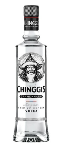 CHINGGIS GRAND KHAAN VODKA 38% 750ML