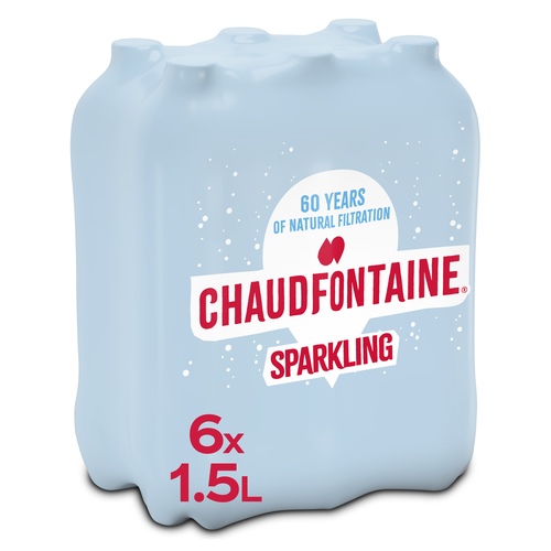[411165] Chaudfontaine Sparkling PET 6 x 1.5L